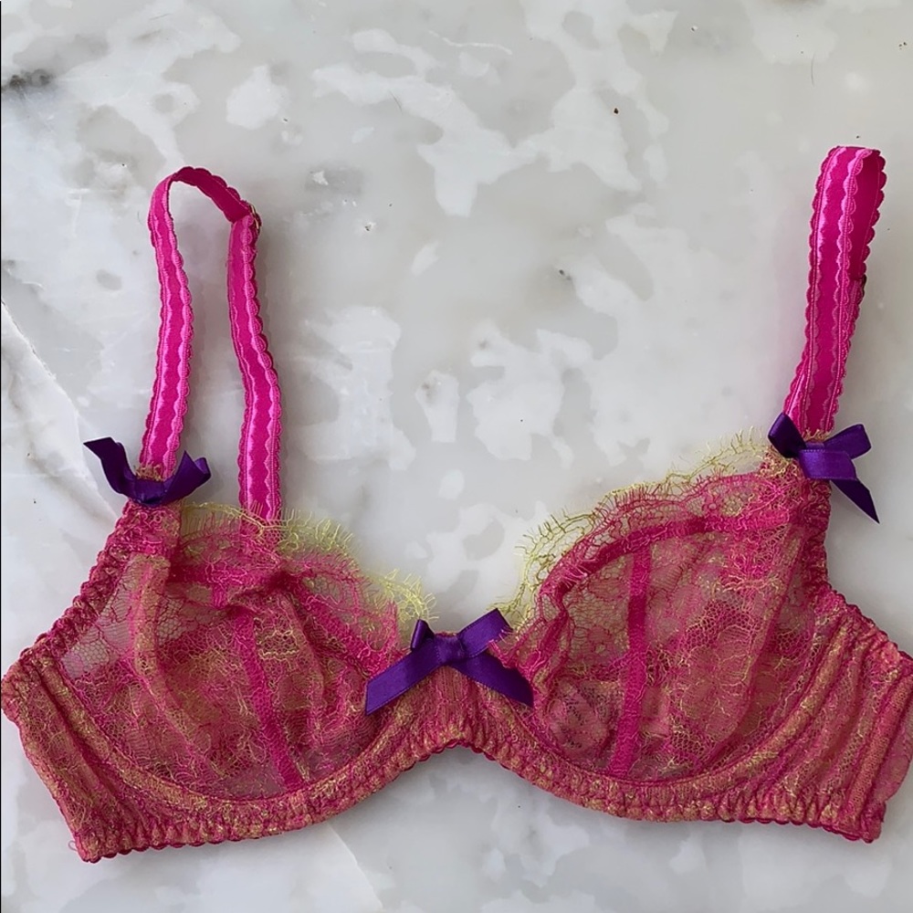 Agent Provocateur Pink Lace Bra